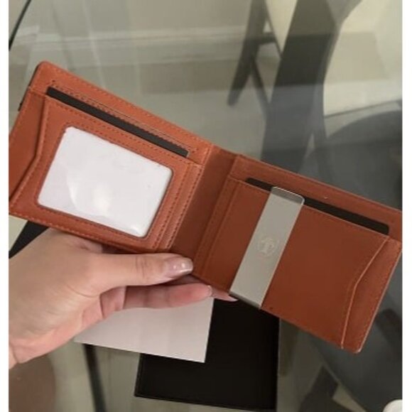 New Mens Slim Wallet with Money Clip AUSTIN RFID Blocking Bifold Credit Card - Picture 2 of 3